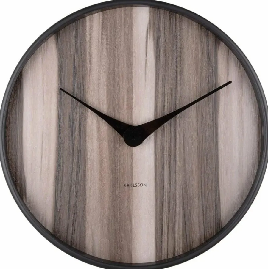 Karlsson Wandklok Wood Melange donker Ø 40 cm Hot