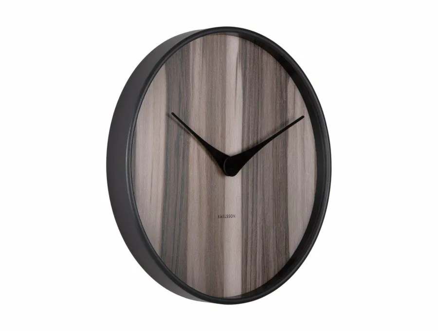 Karlsson Wandklok Wood Melange donker Ø 40 cm Hot