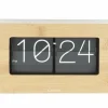 Karlsson Wand-/Tafelklok Boxed Flip Bamboo Sale