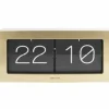 Karlsson Wand-/Tafelklok Boxed Flip XL goud Outlet
