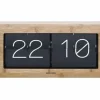 Karlsson Wand-/Tafelklok Boxed Flip XL Bamboo Sale