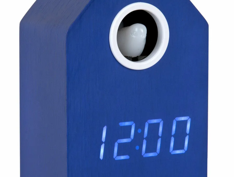 Karlsson Wekker Cuckoo LED kobalt blauw Best