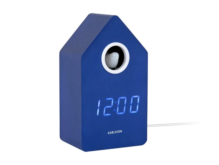 Karlsson Wekker Cuckoo LED kobalt blauw Best