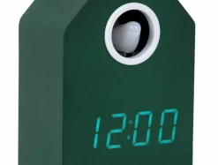 Karlsson Wekker Cuckoo LED retro groen Hot