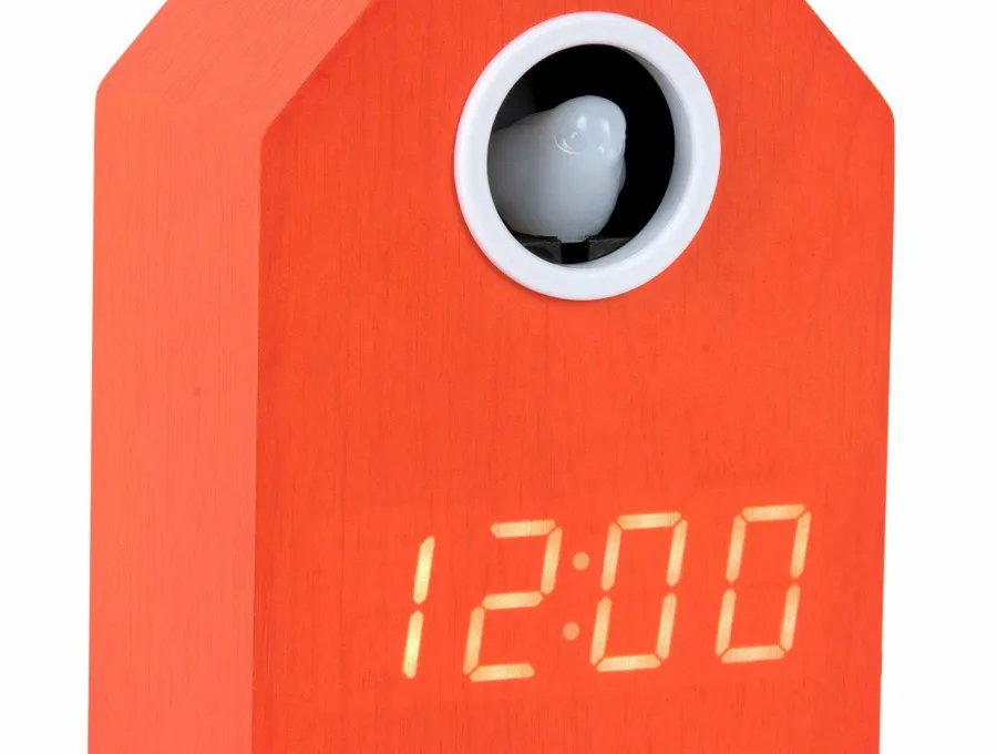 Karlsson Wekker Cuckoo LED helder oranje Outlet