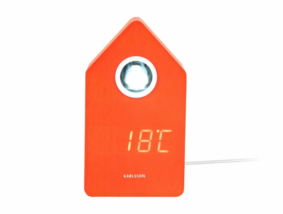 Karlsson Wekker Cuckoo LED helder oranje Outlet