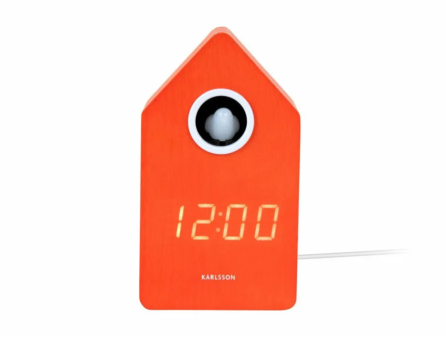 Karlsson Wekker Cuckoo LED helder oranje Outlet