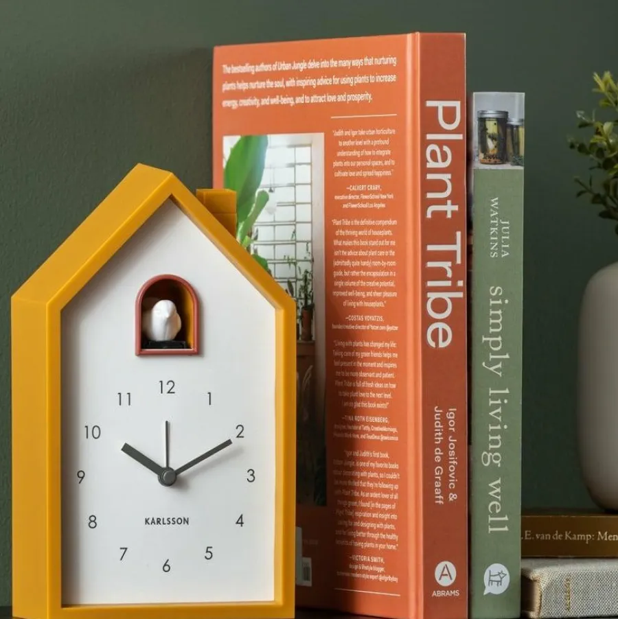 Karlsson Wekker Modern Cuckoo Geel Outlet