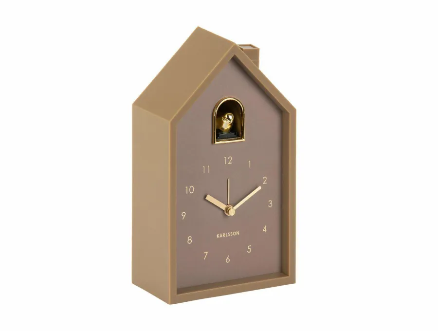 Karlsson Wekker Modern Cuckoo Oro mocca bruin Hot