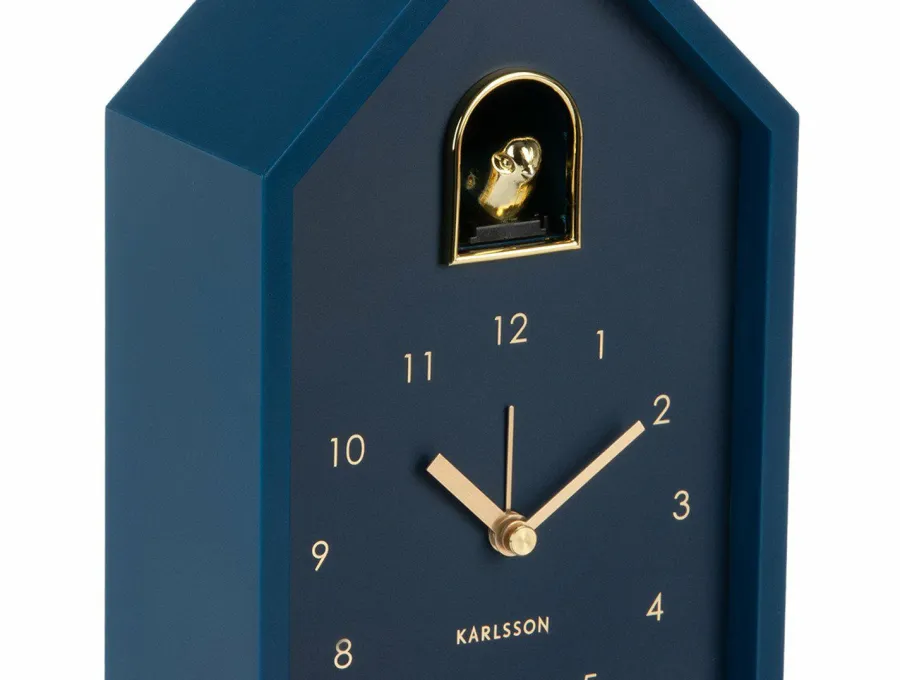 Karlsson Wekker Modern Cuckoo Oro donkerblauw Online