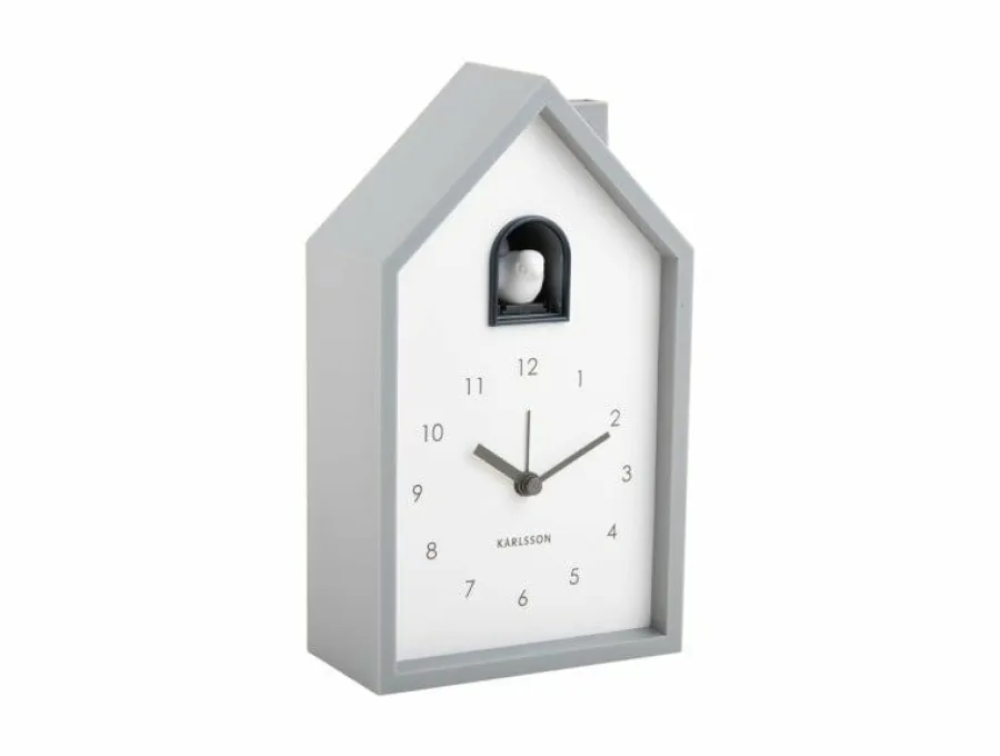 Karlsson Wekker Modern Cuckoo Grijs Clearance