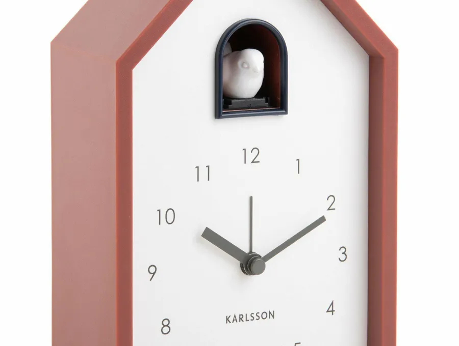 Karlsson Wekker Modern Cuckoo Rood Discount