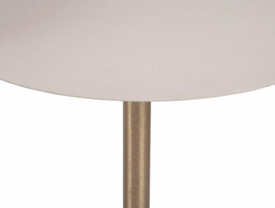 Leitmotiv Bijzettafel Dex Warm grijs Ø 50 cm Outlet