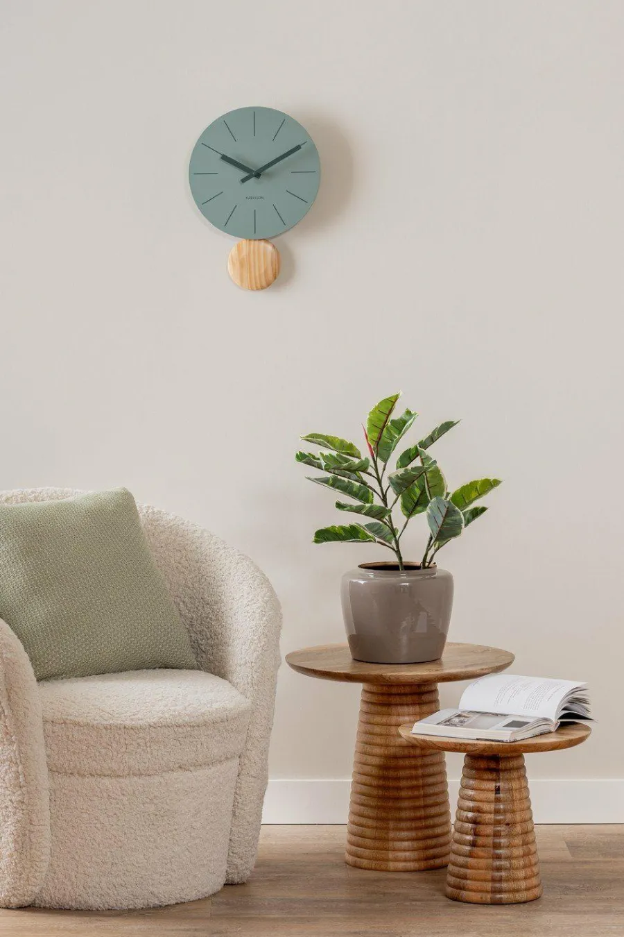 Leitmotiv Bijzettafel Force striped groot mango Online