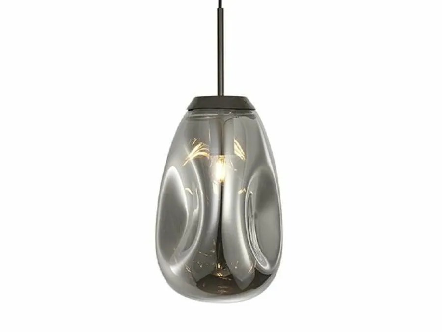 Leitmotiv Hanglamp Blown Glass Medium rookglas Best