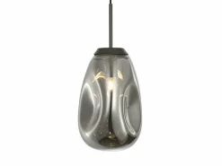 Leitmotiv Hanglamp Blown Glass Medium rookglas Best