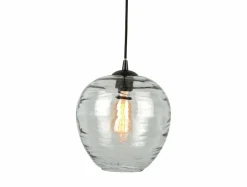 Leitmotiv Hanglamp Glamour Globe glas smoke Discount