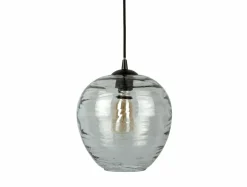 Leitmotiv Hanglamp Glamour Globe glas smoke Discount