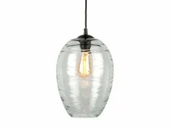 Leitmotiv Hanglamp Glamour Cone glas smoke Hot