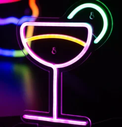 Leitmotiv Neon licht Cocktail multi colour Clearance