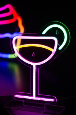 Leitmotiv Neon licht Cocktail multi colour Clearance