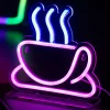 Leitmotiv Neon licht Coffee roze New
