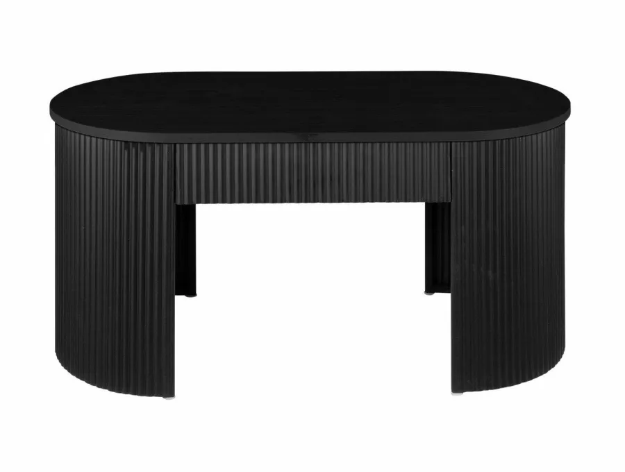 Leitmotiv Salontafel Estriado zwart Discount
