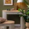 Leitmotiv Sidetable Estriado zacht warm grijs Hot