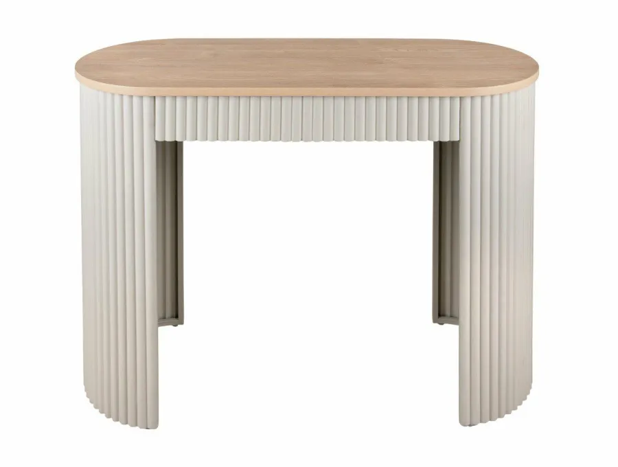 Leitmotiv Sidetable Estriado zacht warm grijs Hot