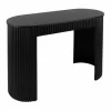 Leitmotiv Sidetable Estriado zwart Clearance