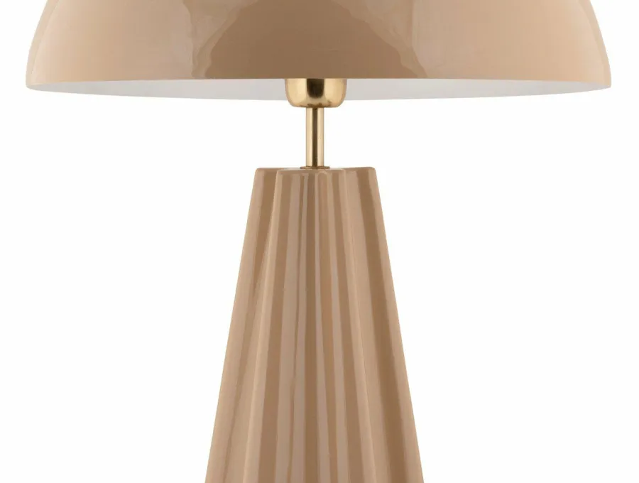 Leitmotiv Tafellamp Amplio XL soft bruin New