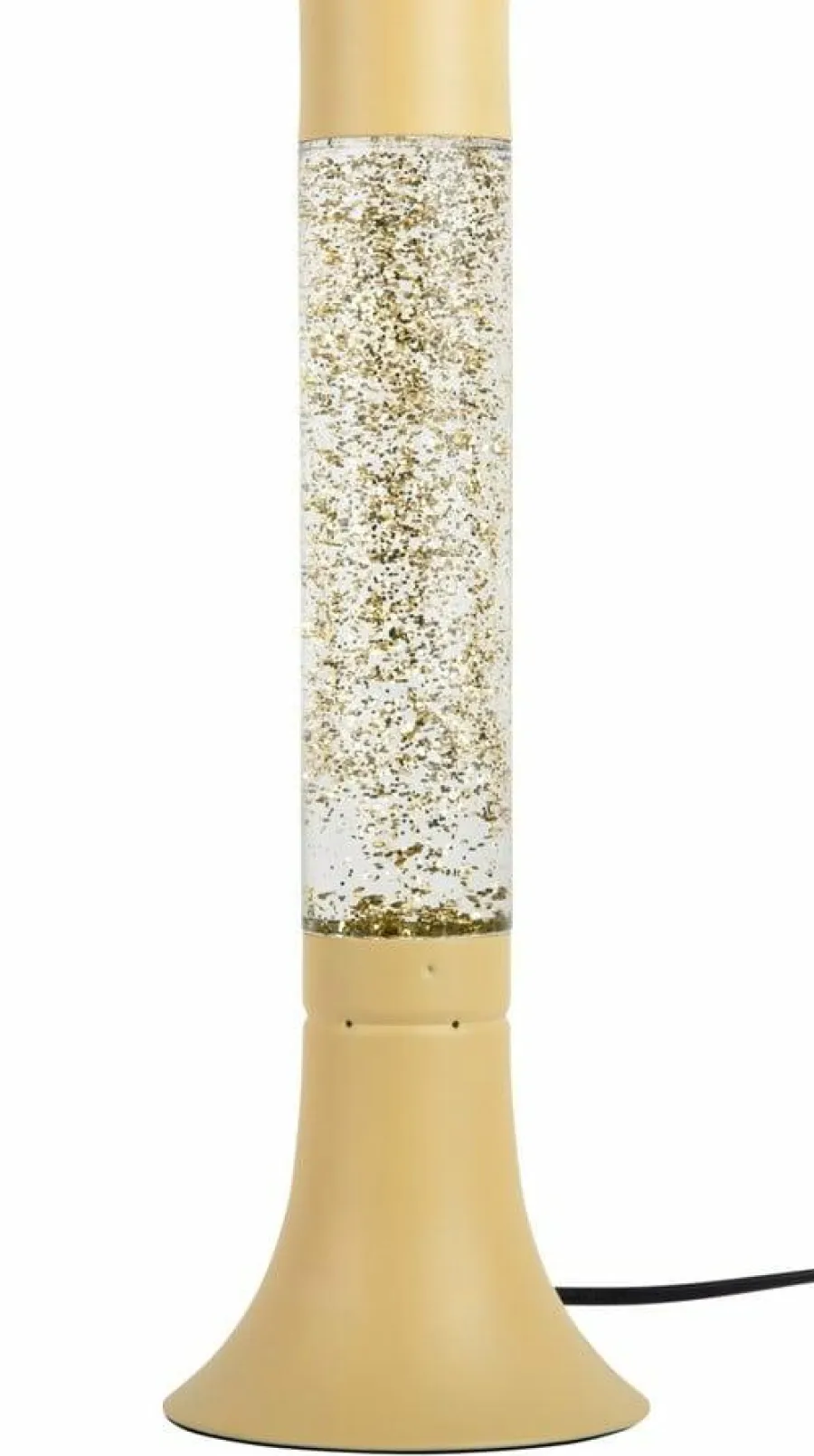 Leitmotiv Tafellamp Astro Glitter zacht geel met helder geel glitter Clearance