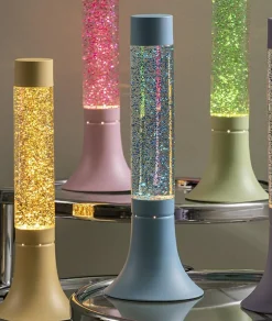 Leitmotiv Tafellamp Astro Glitter zacht purple met helder purple glitter Hot