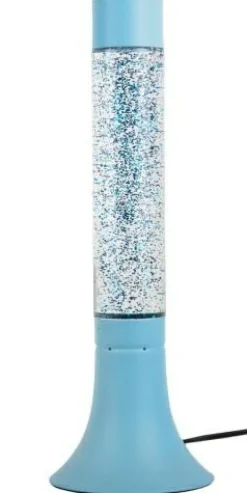 Leitmotiv Tafellamp Astro Glitter zacht blauw met helder blauw glitter Outlet