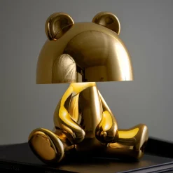 Leitmotiv Tafellamp Bear LED met bluetooth speaker goud Hot