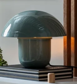Leitmotiv Tafellamp Fat Mushroom groen blauw Clearance