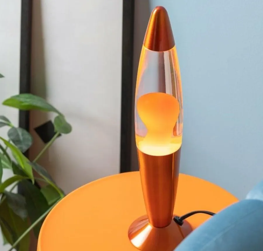 Leitmotiv Tafellamp Funky Rocket Lava oranje Clearance