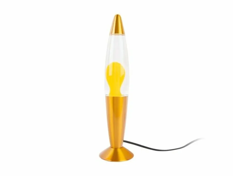 Leitmotiv Tafellamp Funky Rocket Lava geel Hot