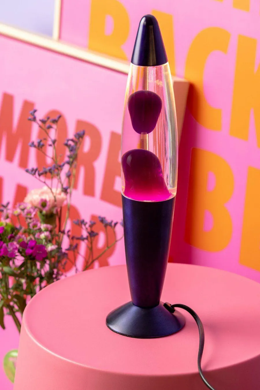 Leitmotiv Tafellamp Funky Rocket Lava paars Clearance