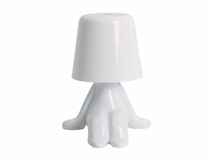 Leitmotiv Tafellamp Glossy DJ wit Online