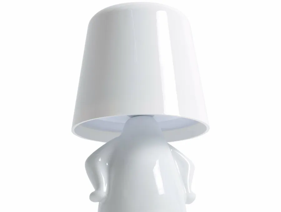 Leitmotiv Tafellamp Glossy TJ wit New