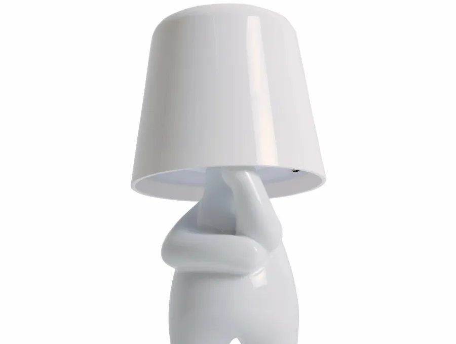 Leitmotiv Tafellamp Glossy AJ wit Clearance