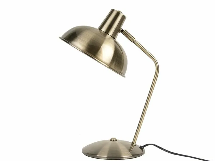 Leitmotiv Tafellamp Hood geborsteld goud Online