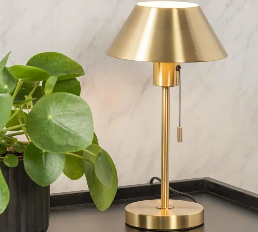 Leitmotiv Tafellamp Office Retro Plated goud Outlet