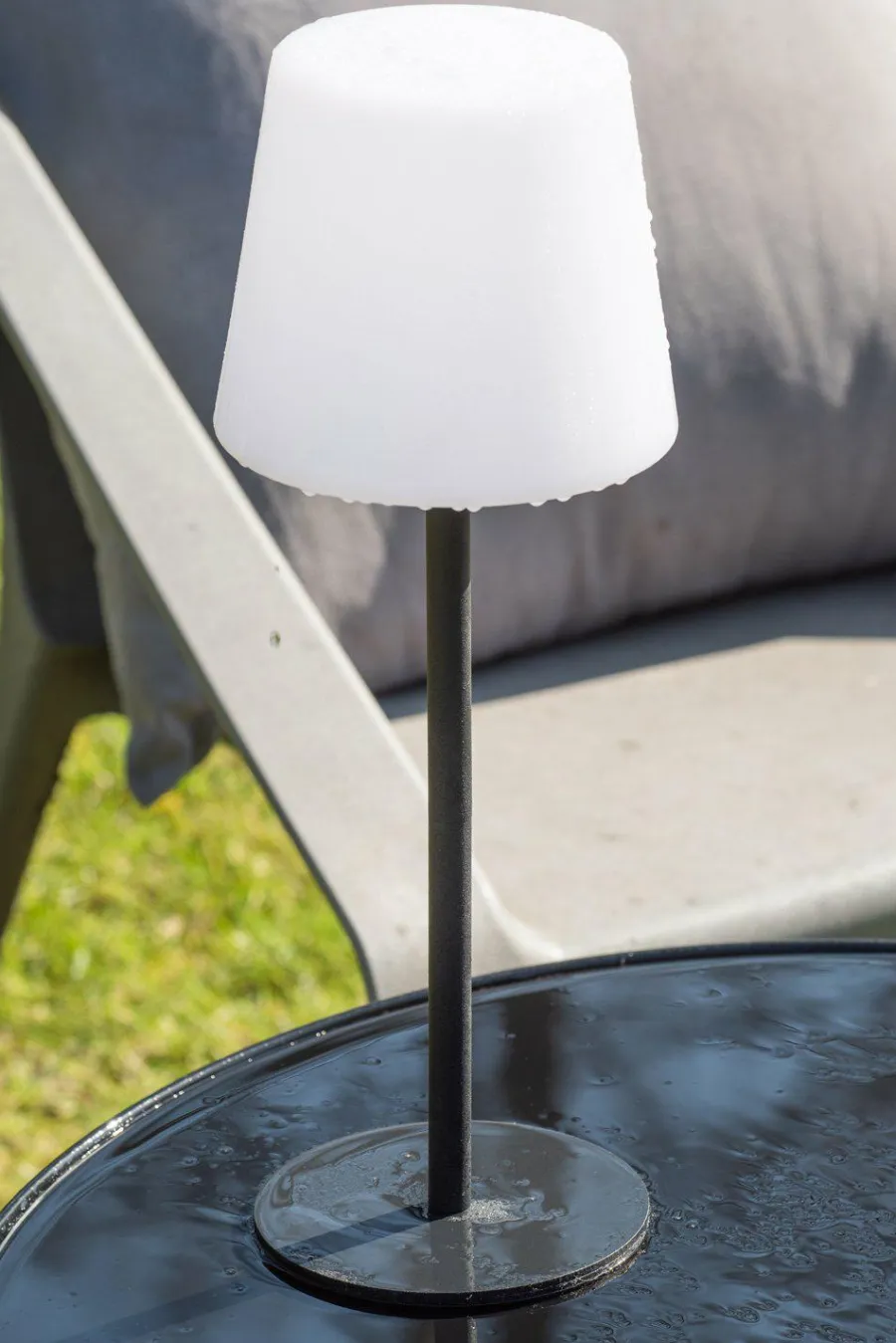 Leitmotiv Tafellamp voor binnen en buiten zwart Best