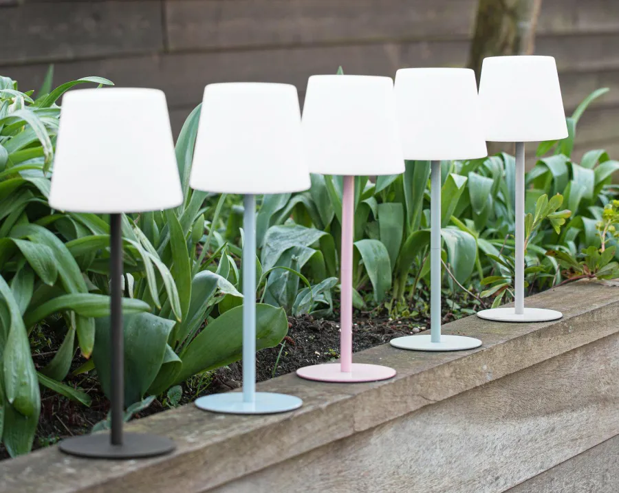 Leitmotiv Tafellamp voor binnen en buiten zwart Best