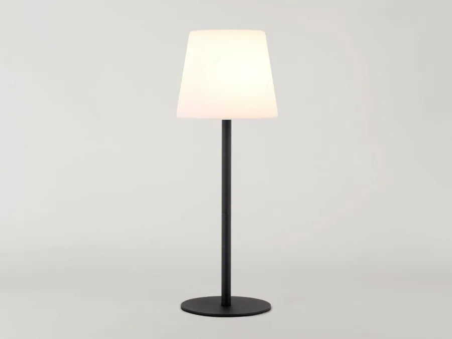 Leitmotiv Tafellamp voor binnen en buiten zwart Best