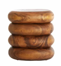 Light en Living Bijzettafel 45x31x48 cm FACUNDO hout naturel Clearance