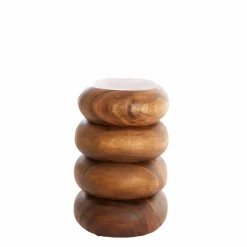 Light en Living Bijzettafel 45x31x48 cm FACUNDO hout naturel Clearance