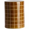 Light en Living Bijzettafel Ø33x44 cm MAUCHO keramiek cognac+crème Best